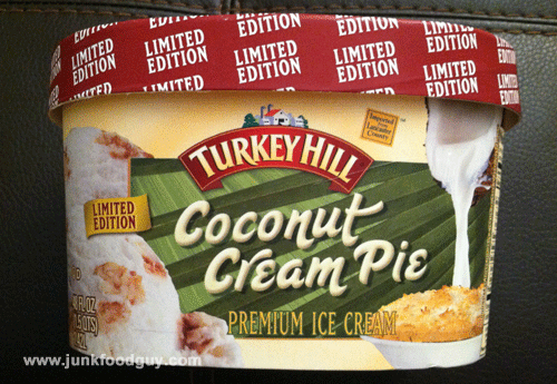 Limited Edition Turkey Hill Coconut Cream Pie Ice Cream