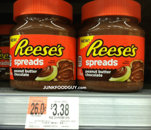 New Reese's Peanut Butter Chocolate Spread