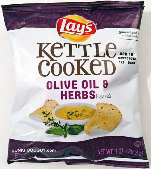 Lay's Kettle Cooked Olive Oil & Herbs Potato Chips: The Money Shot