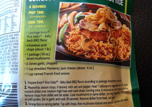 New Knorr Menu Flavors Baby Back BBQ Rice Sides & WHY THE HELL ARE ...