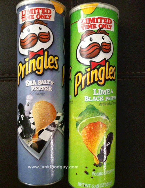 Review: Limited Time Only Sea Salt & Pepper Pringles and Lime & Black ...